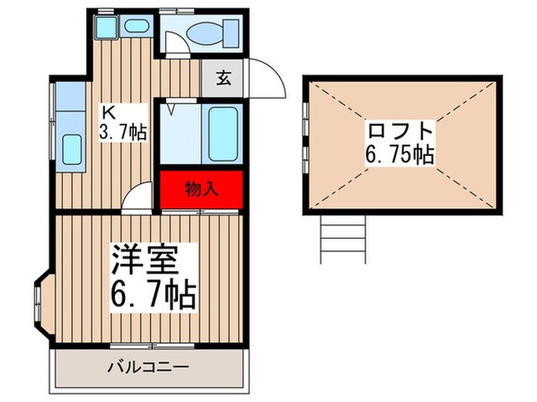 アヴェイラ朝霞の物件間取画像